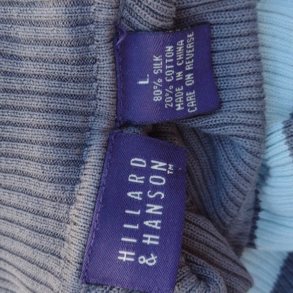 Hillard & Hanson Silk Blend Turtleneck L - Picture 4 of 5